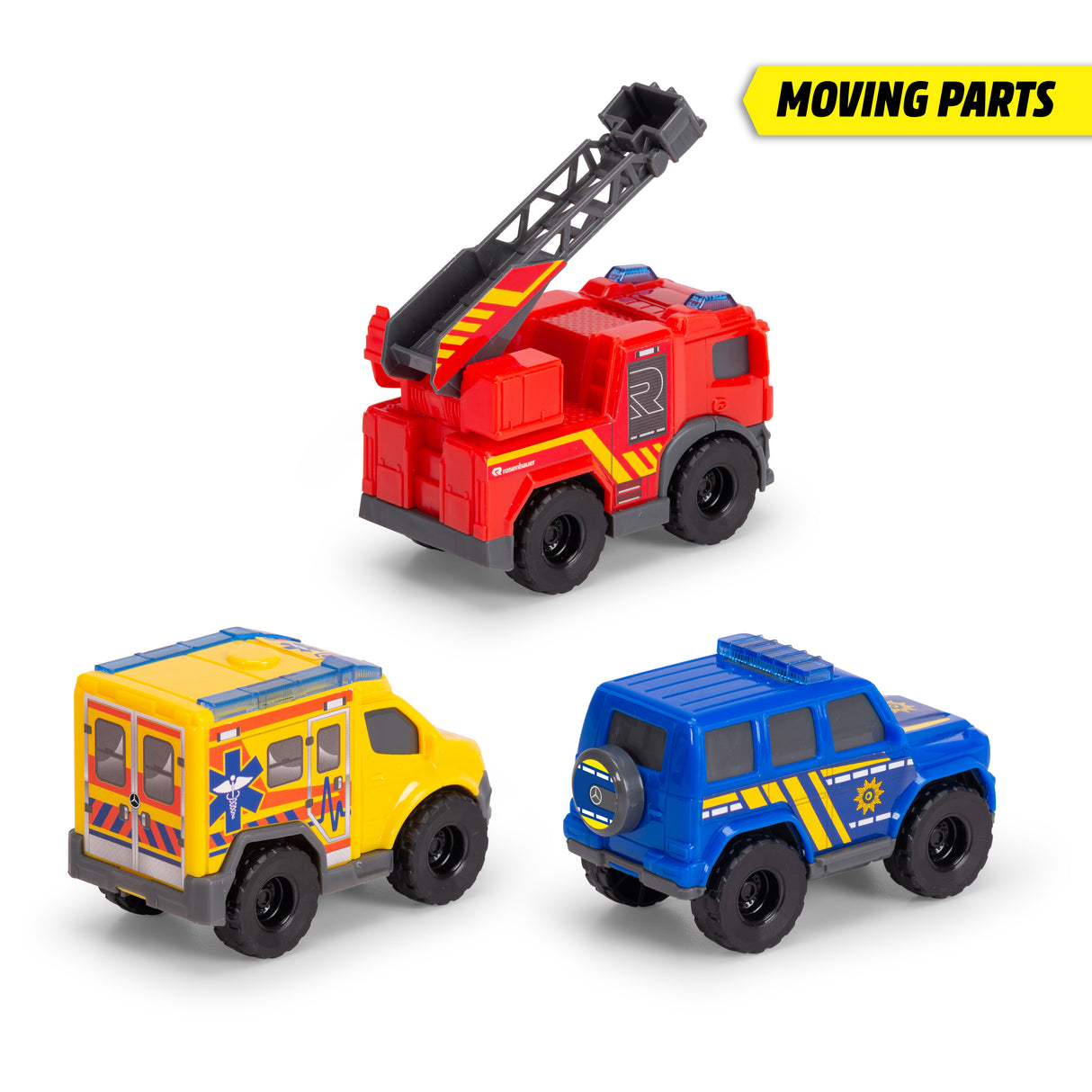 Dickie Toys Micro Rescue Force Set 203712029B