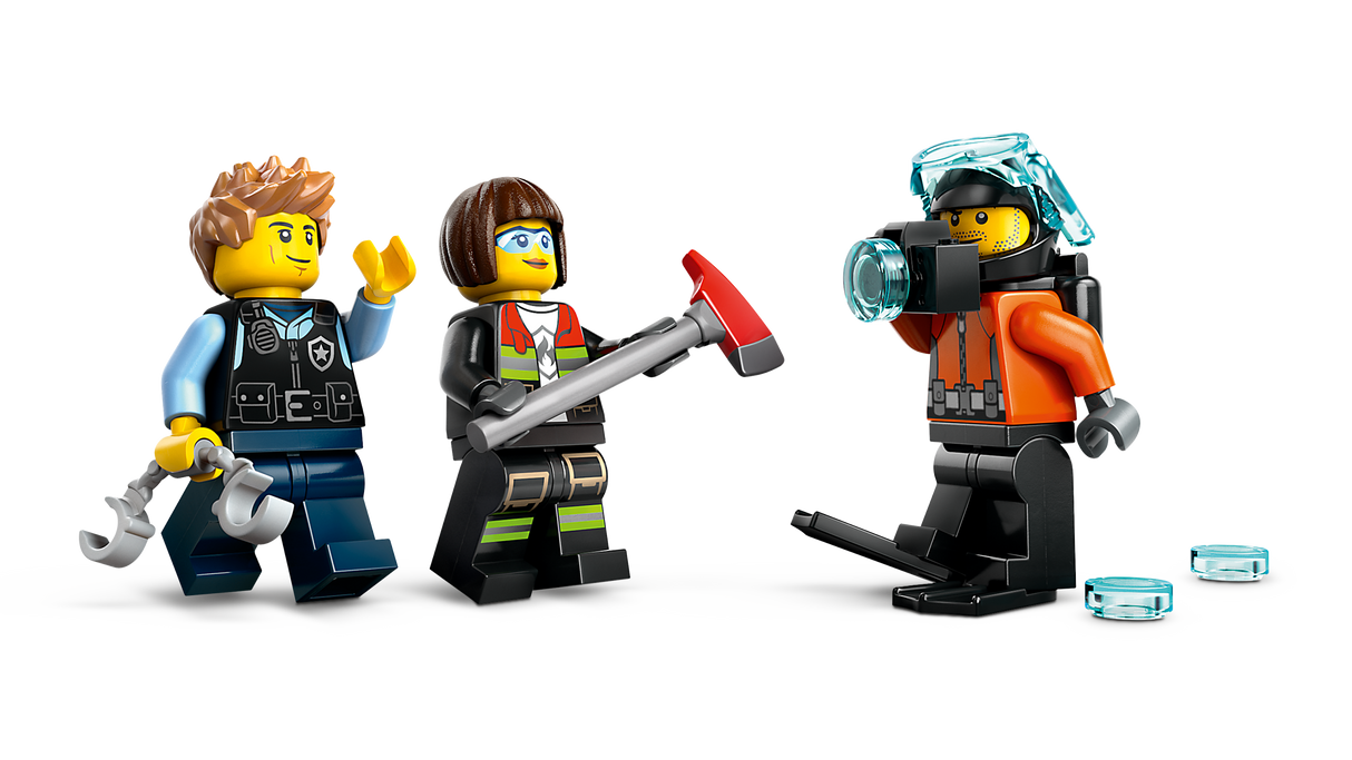 LEGO City Helicopter, Fire Engine & Submarine Remix 60462L