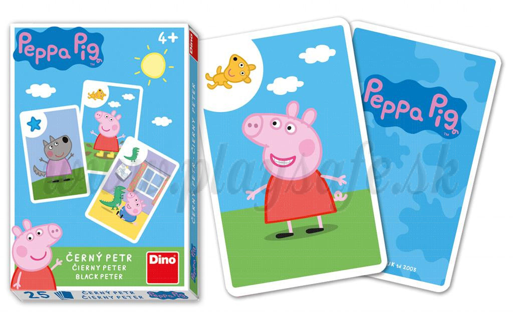 Dino Playing Cards Black Peter Peppa Pig 60599D
