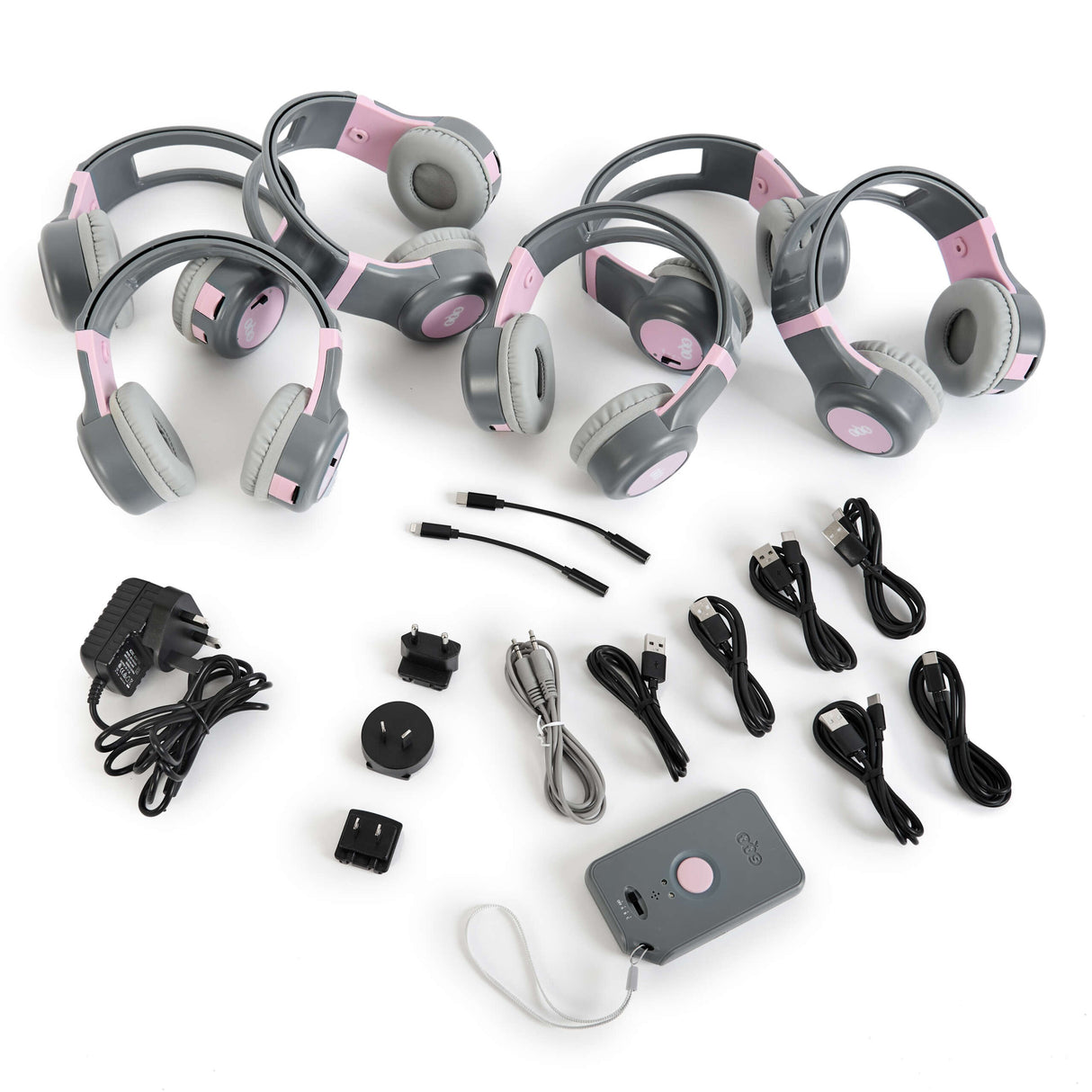ClassCast Audio Broadcasting Headphones 6pk AV48439B