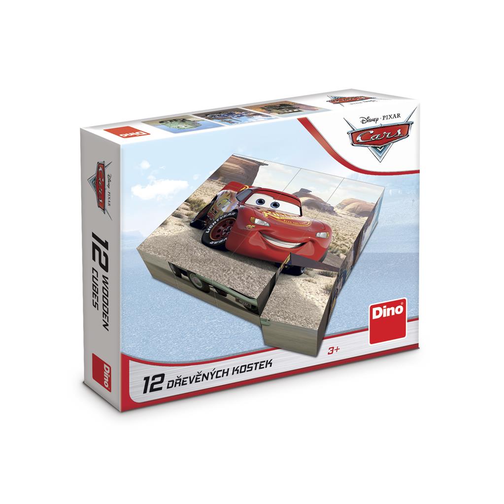 Dino Cube Puzzle 12 pc The Cars 64144D