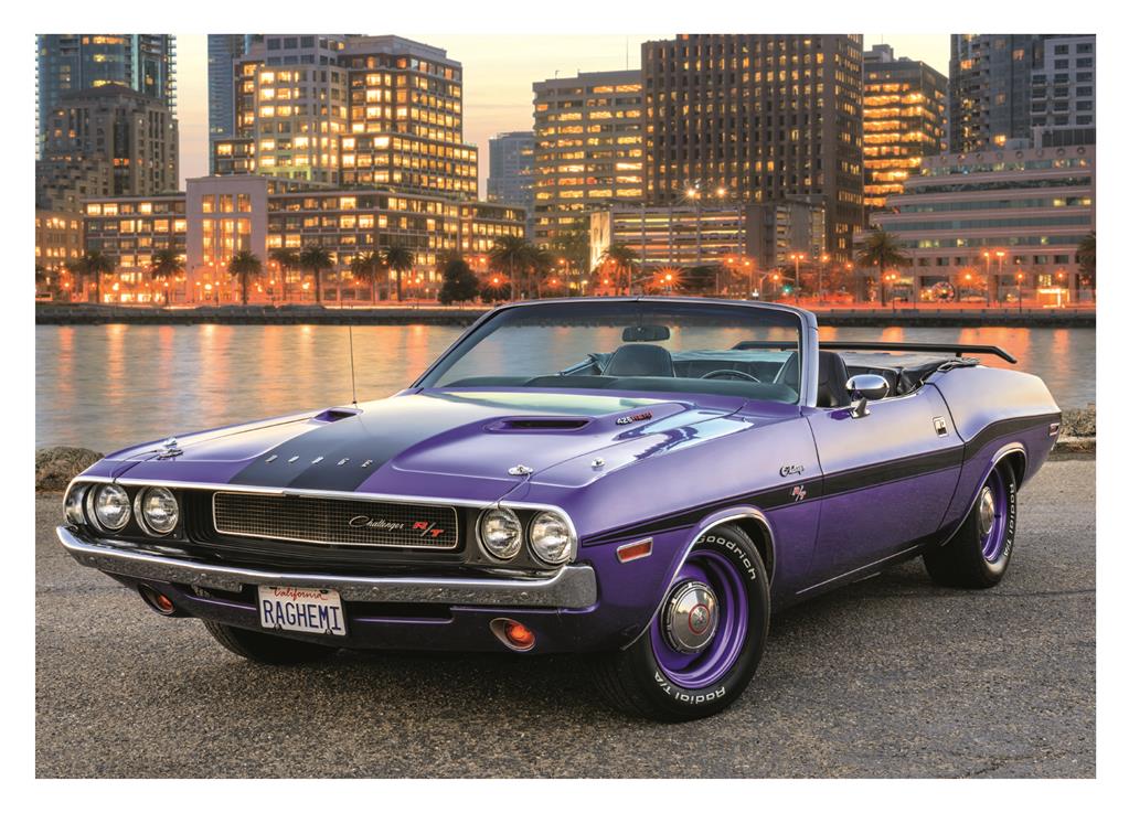 Dino Puzzle 500 pc Dodge, Car 50252D