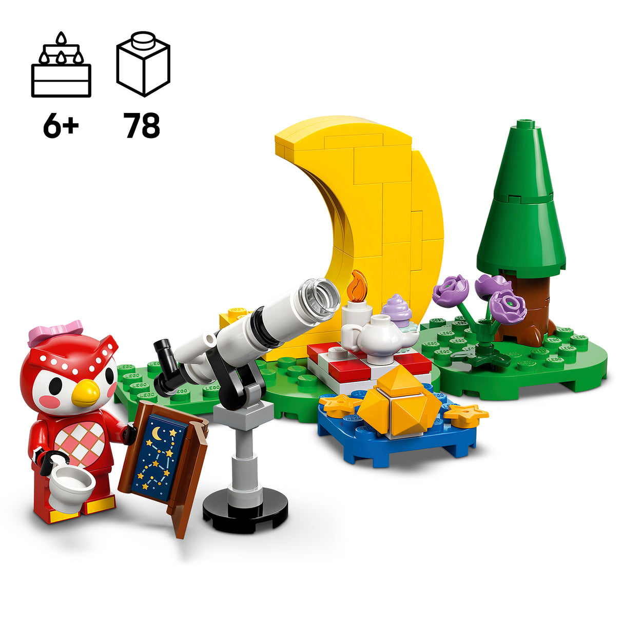 LEGO Animal Crossing Stargazing with Celeste 77053L