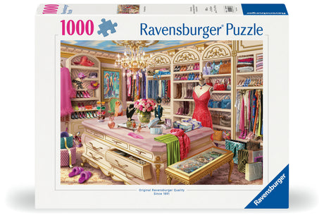 Ravensburger Puzzle 1000 pc Desired Wardrobe 12001483V