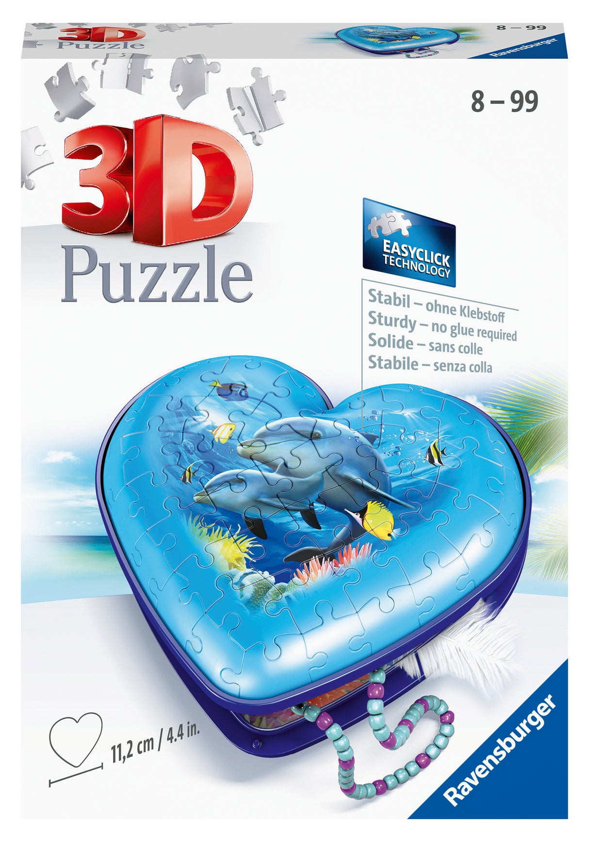 Ravensburger 3D Puzzle Heart Box Underwater world 111725V