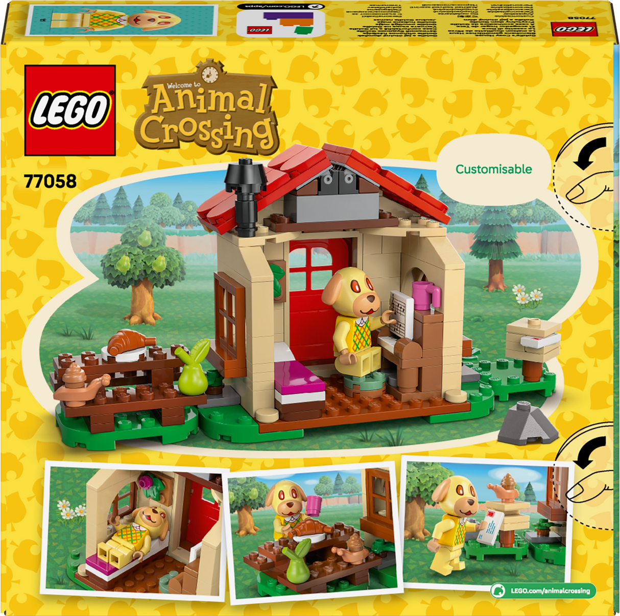 LEGO Animal Crossing Goldie's Cozy House 77058L