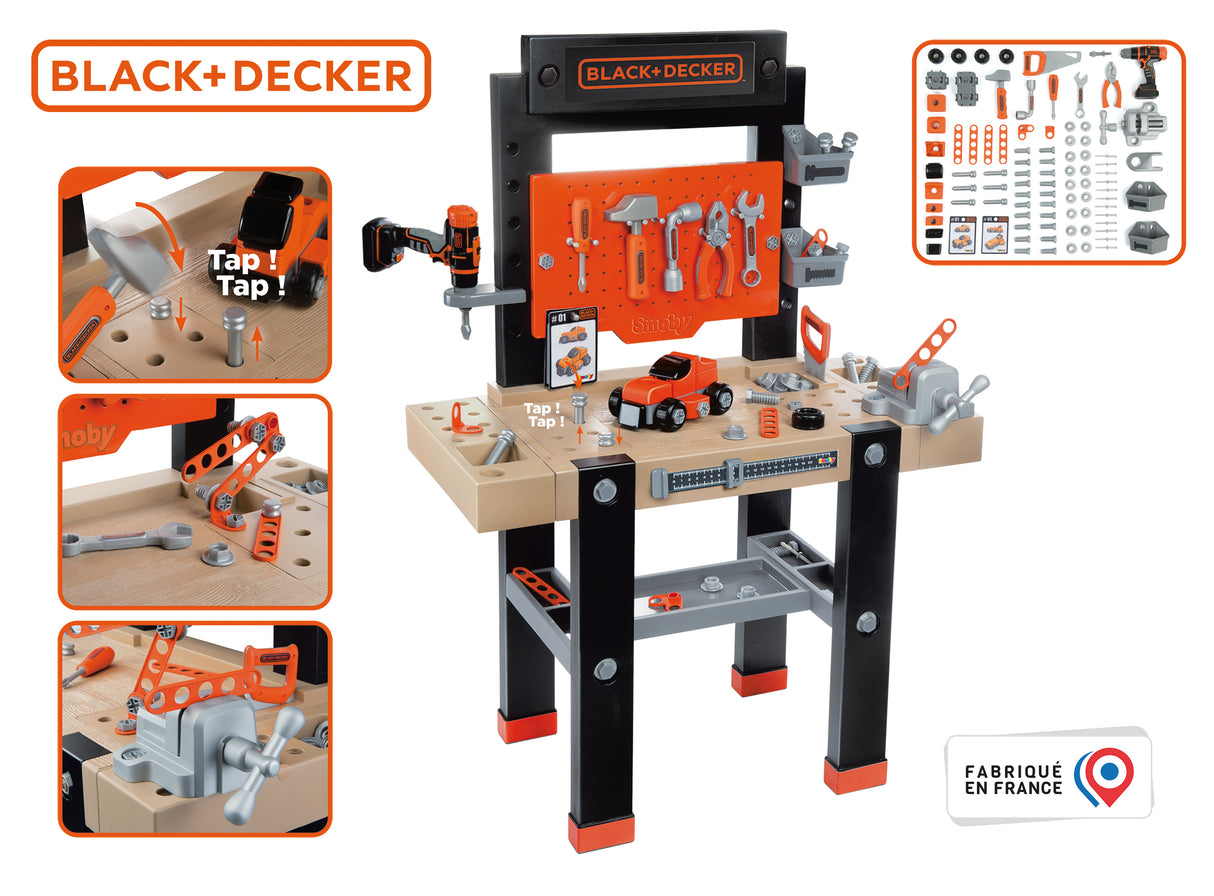 Smoby B&D Bricolo Center Workbench 92 Pc 360727S
