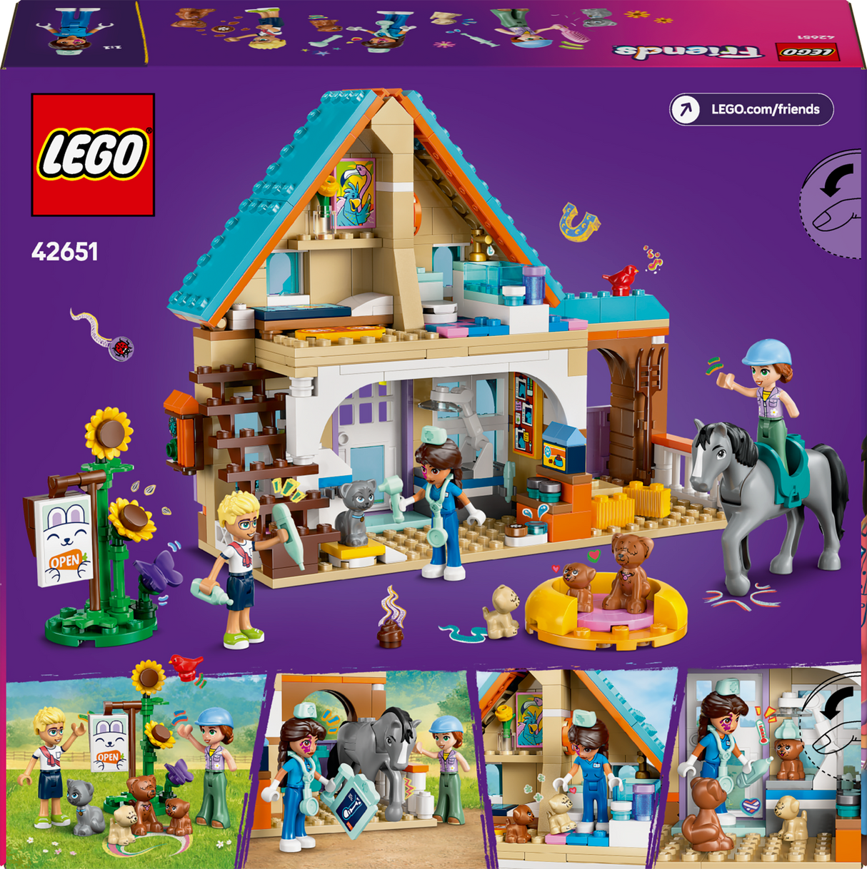 LEGO Friends Horse and Pet Vet Clinic 42651L