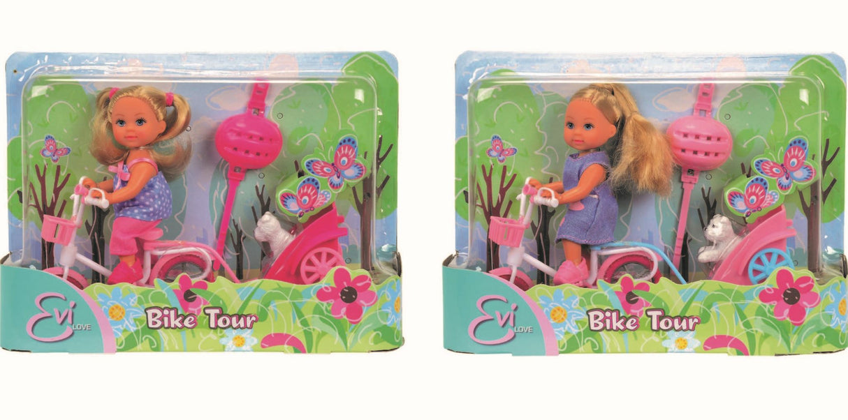 Simba Doll Evi With A Bicycle And Pet 2 Different 105730783B