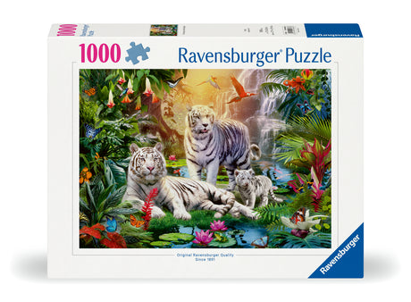Ravensburger Puzzle 1000 Pieces: White Tiger Family 12000886V