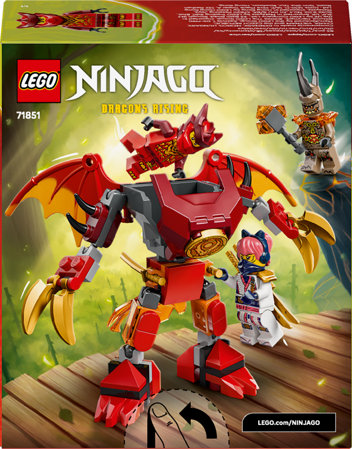 LEGO Ninjago Kai's Dragon Mech Battle Pack 71851L
