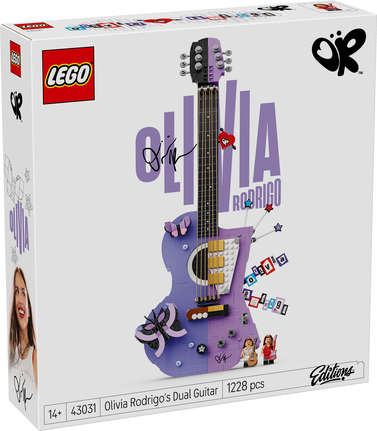 LEGO Editions Olivia Rodrigo’s Dual Guitar 43031L
