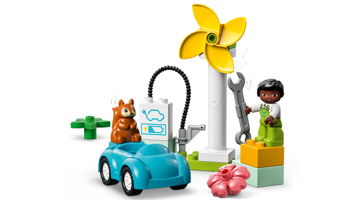 LEGO DUPLO Wind Turbine and Electric Car 10985L