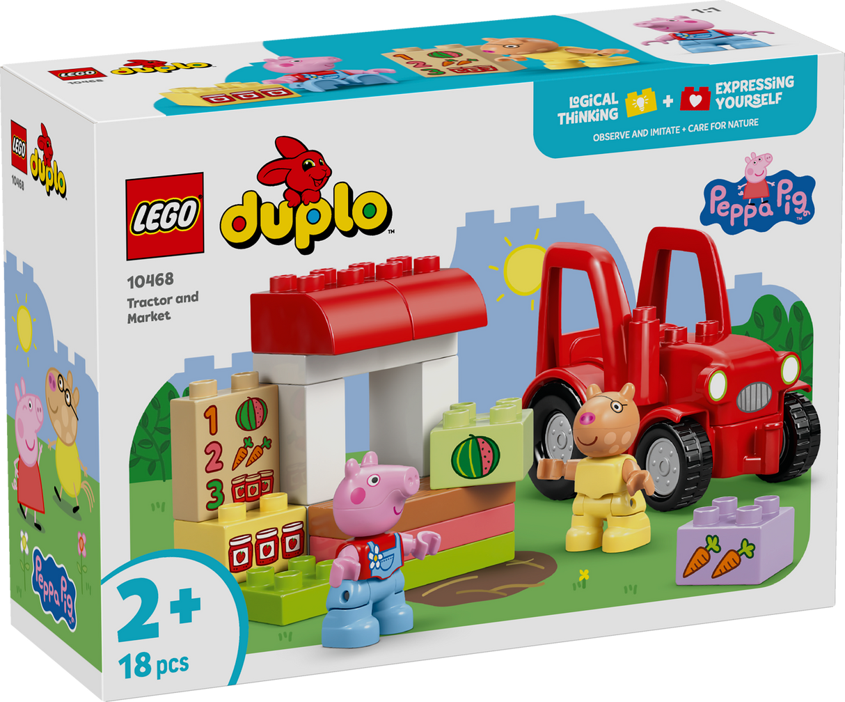 LEGO DUPLO Peppa Pig Tractor and Market 10468L