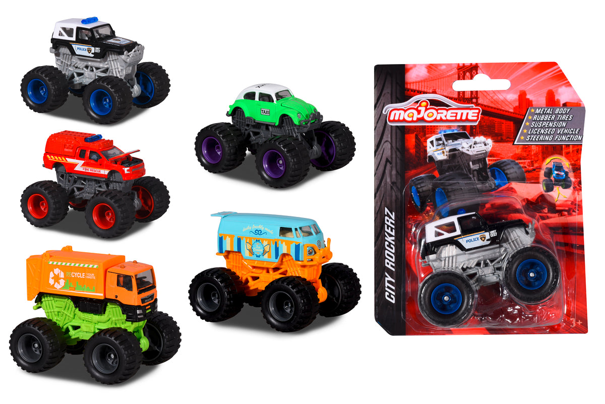 Majorette Monster Cars City Rockerz 5 Different 212057256B