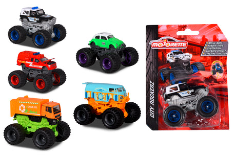 Majorette Monster Cars City Rockerz 5 Different 212057256B