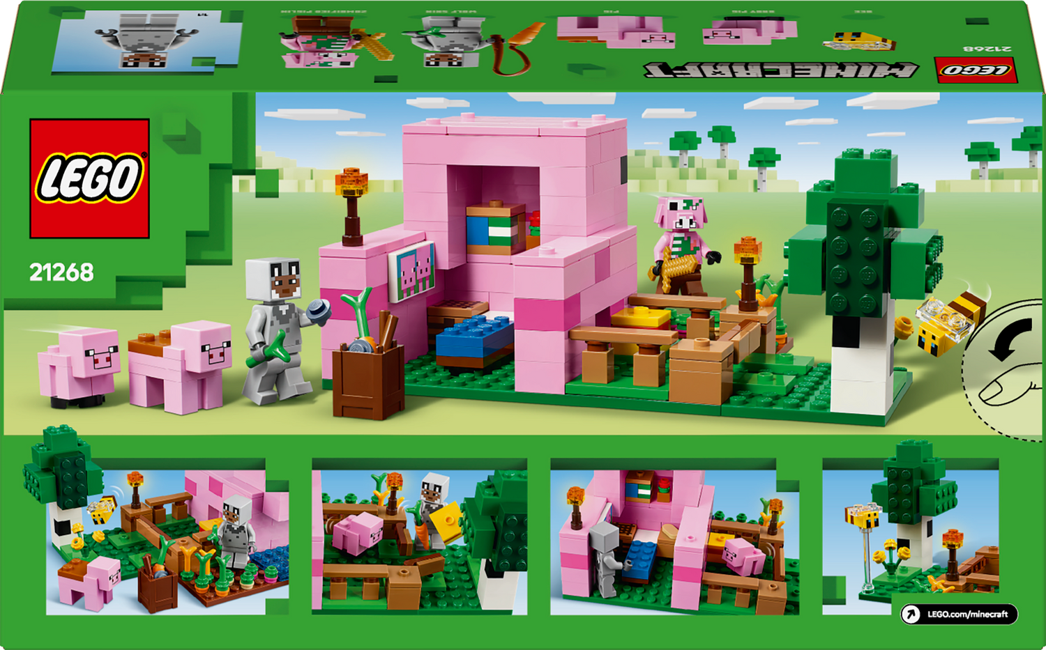 LEGO Minecraft The Baby Pig House 21268L