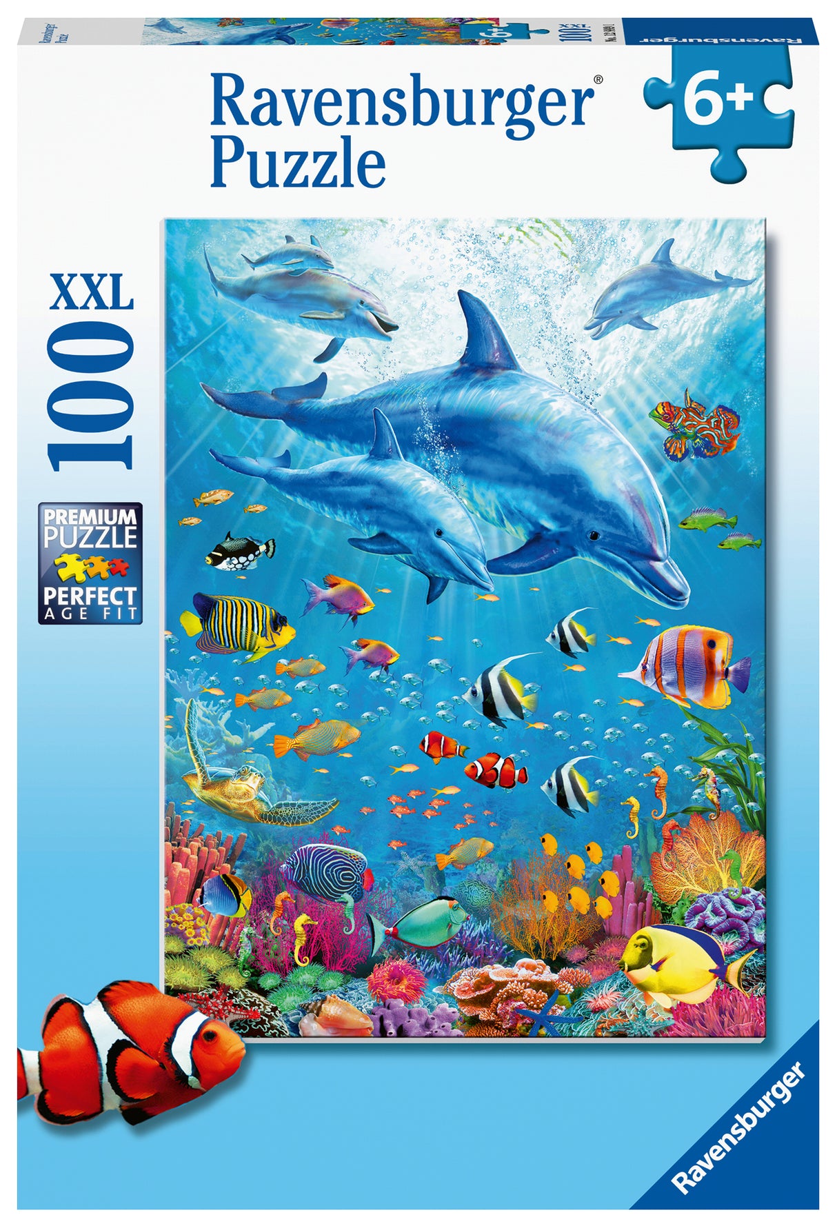 Ravensburger Puzzle 100 pc Pod of Dolphins 128891V
