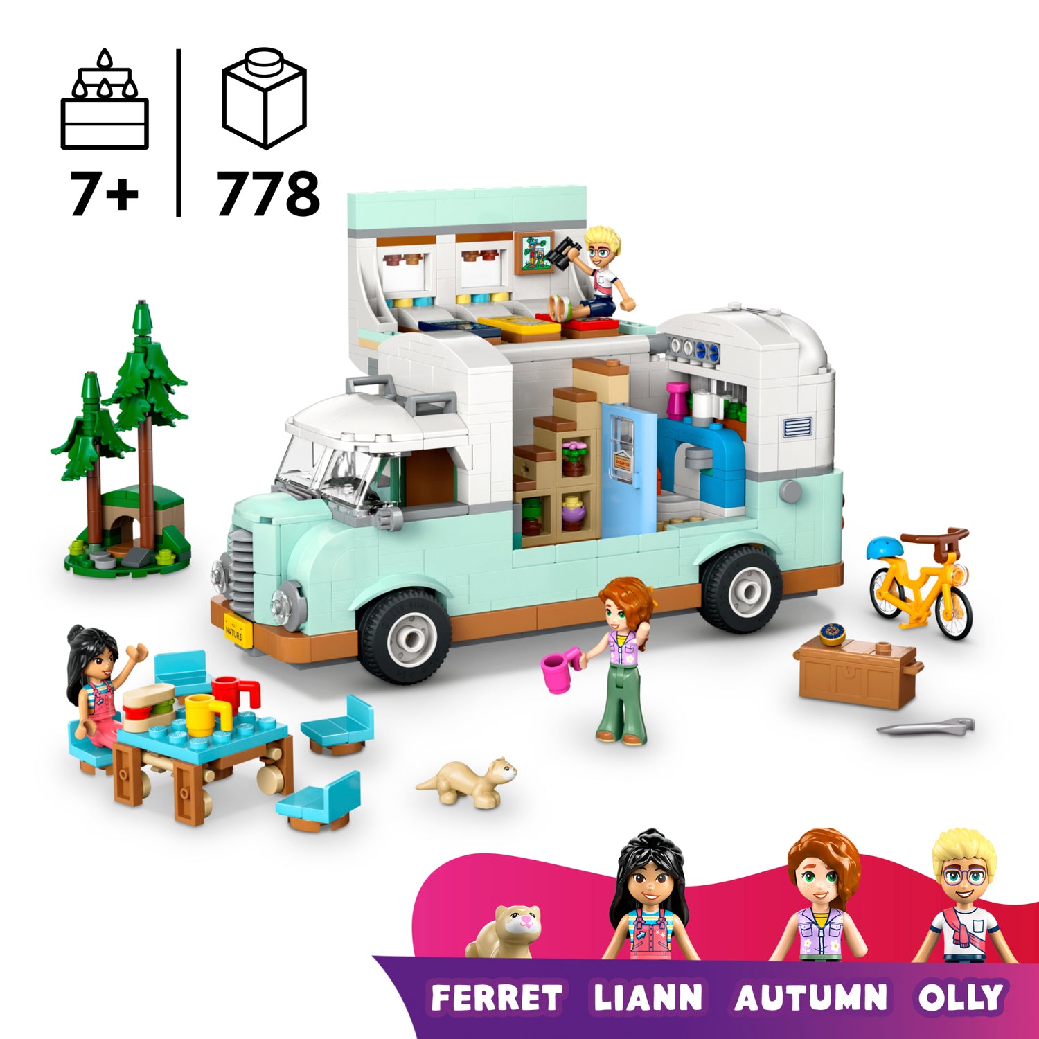 LEGO Friends Friendship Camper Van Adventure 42663L