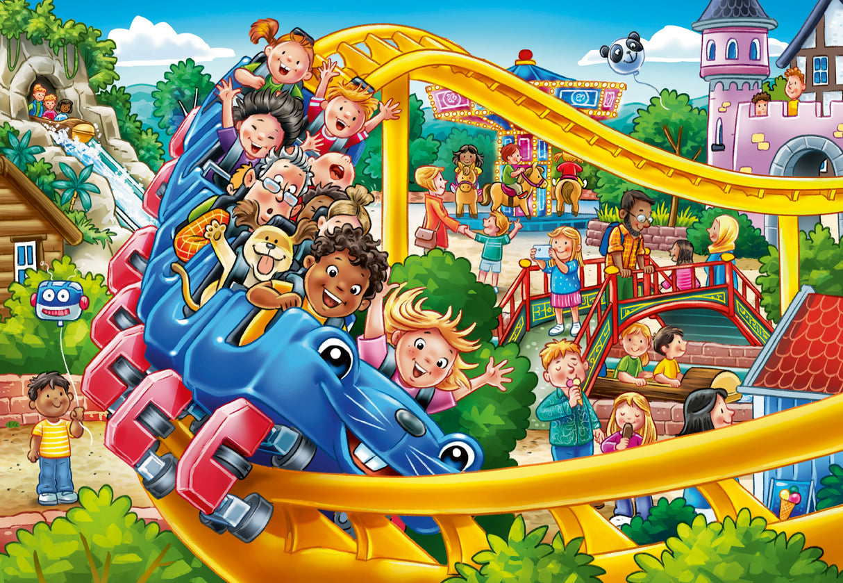 Ravensburger Puzzle 2x24 Pieces: Amusement Park Fun 12004258V