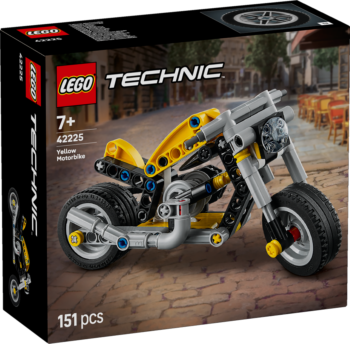 LEGO Technic Yellow Motorcycle 42225L