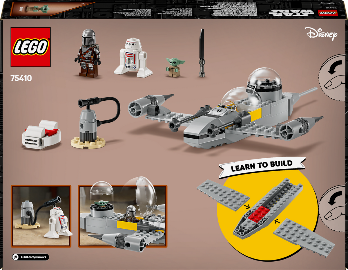 LEGO Star Wars Mando and Grogu's N-1 Starfighter 75410L