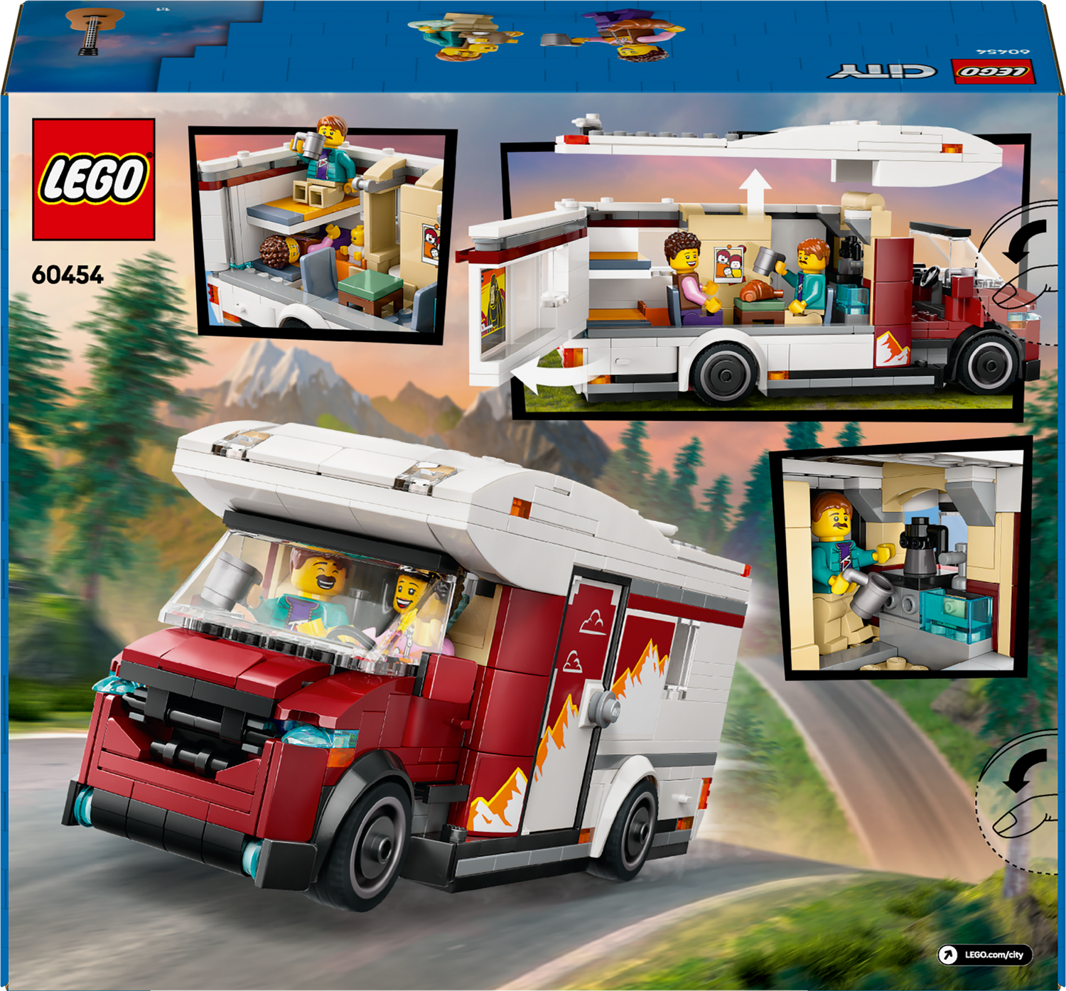 LEGO City Holiday Adventure Camper Van 60454L