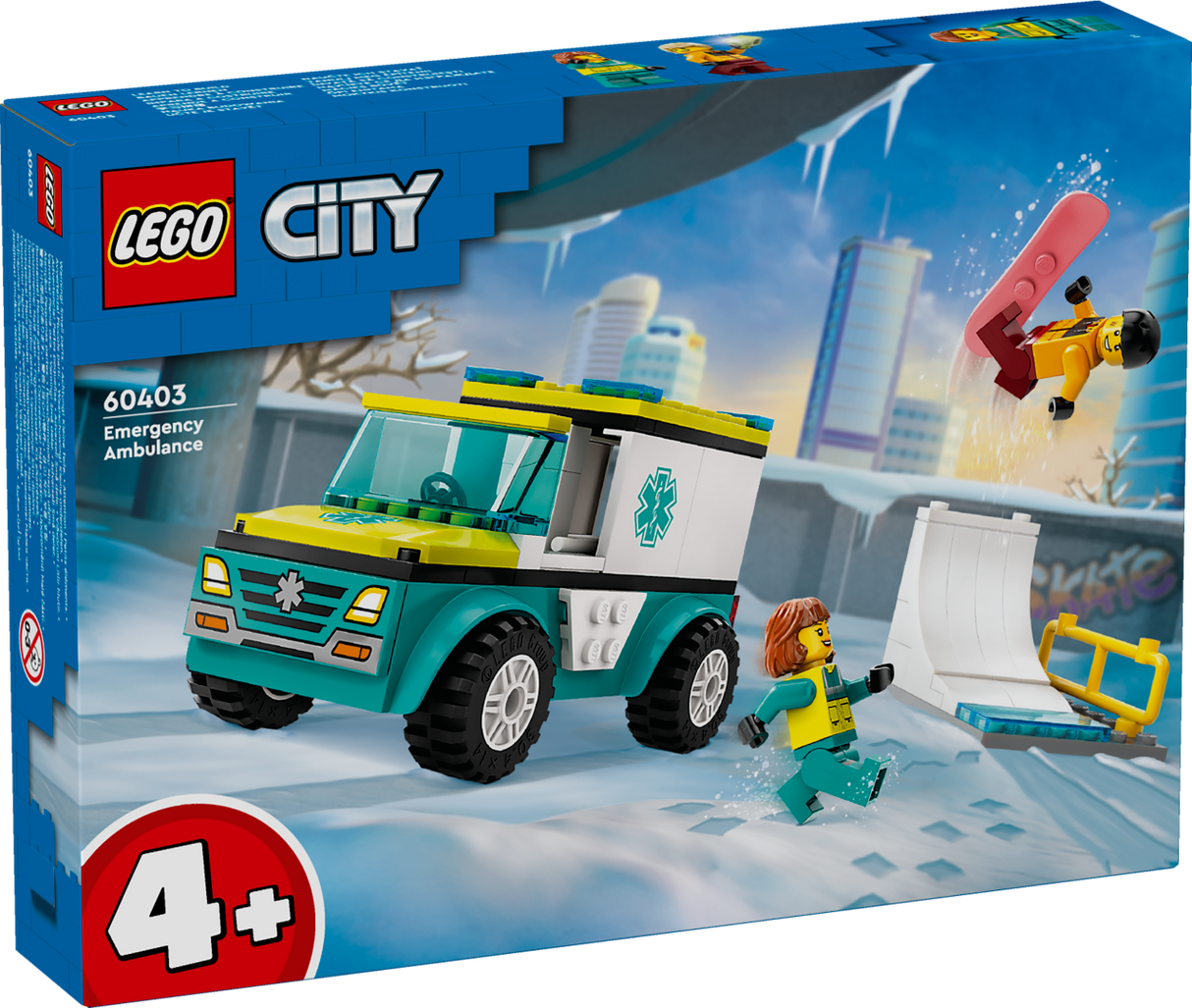 LEGO City Emergency Ambulance and Snowboarder 60403L