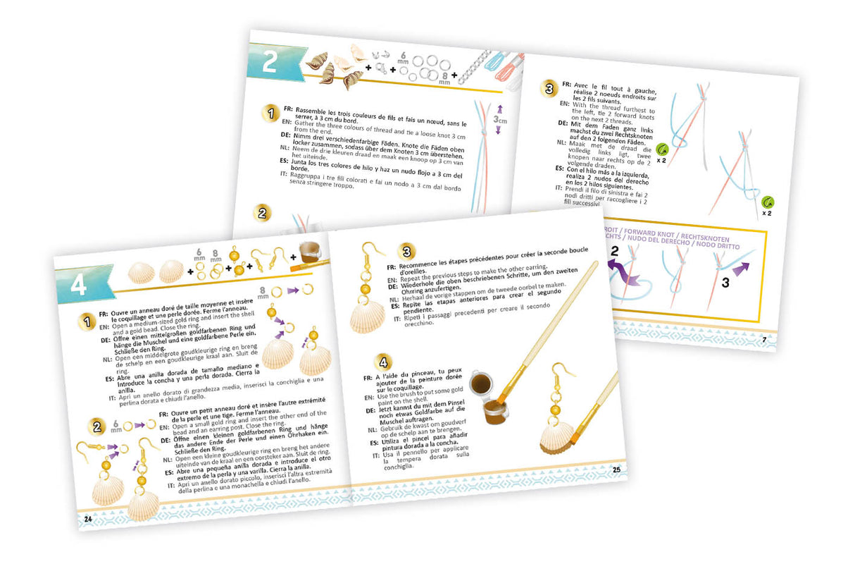 Buki Buki Handicraft set Shells BE122I