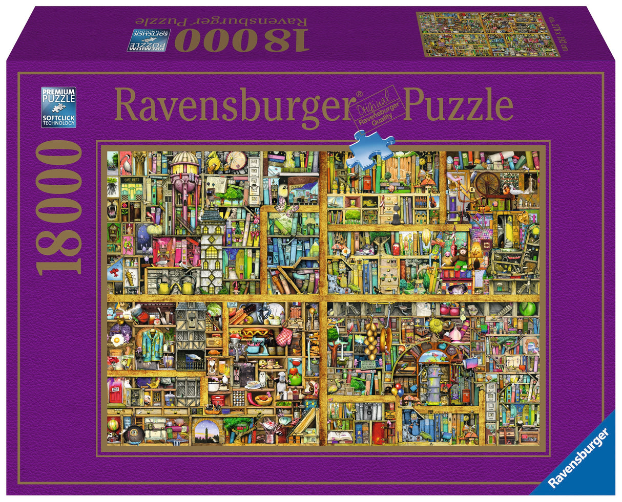 Ravensburger Puzzle 18000 pc Magical Bookshelf 178254V