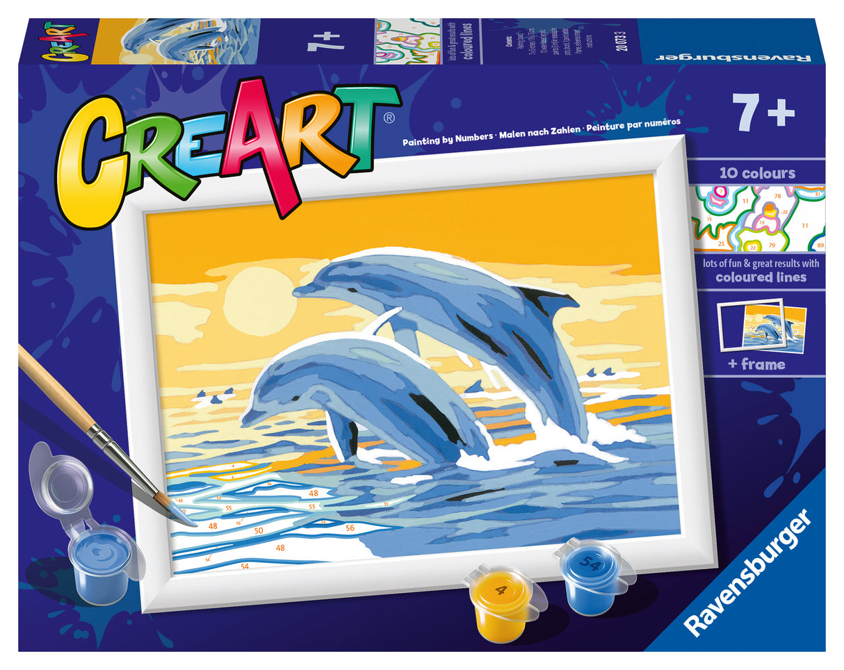 Ravensburger Paint by Numbers Delightful Dolphins 200733V