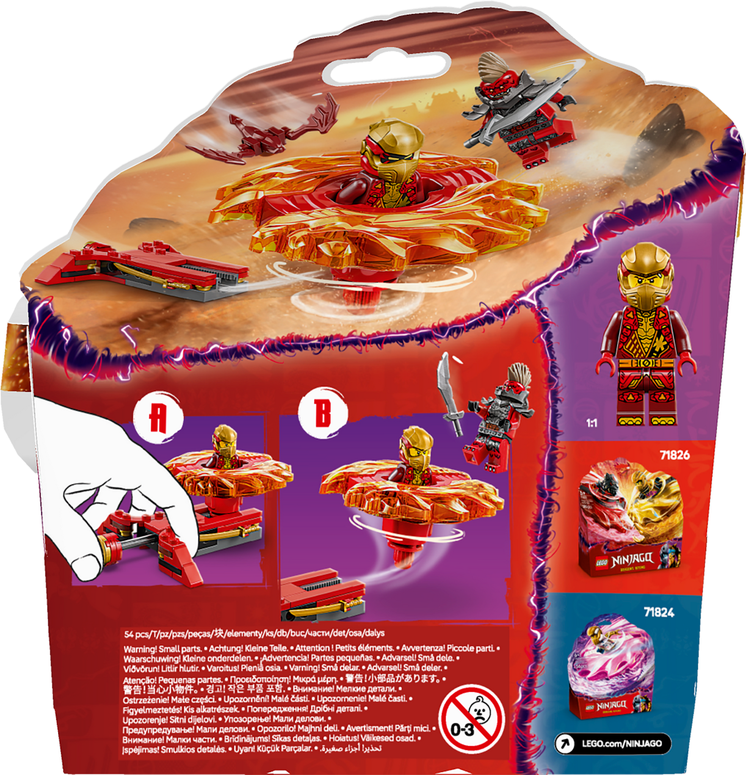 LEGO Ninjago Kai draakoni spinjitzu spinner 71823L