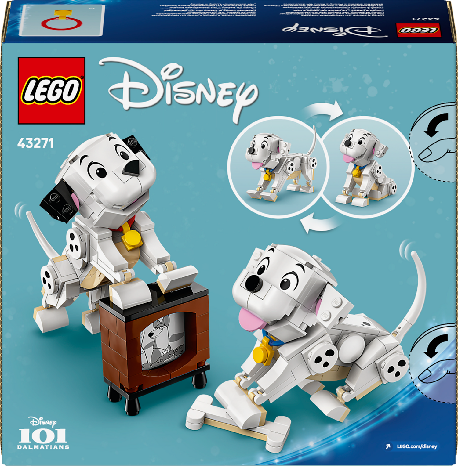 LEGO Disney Lucky & Penny 101 Dalmatians Puppies 43271L