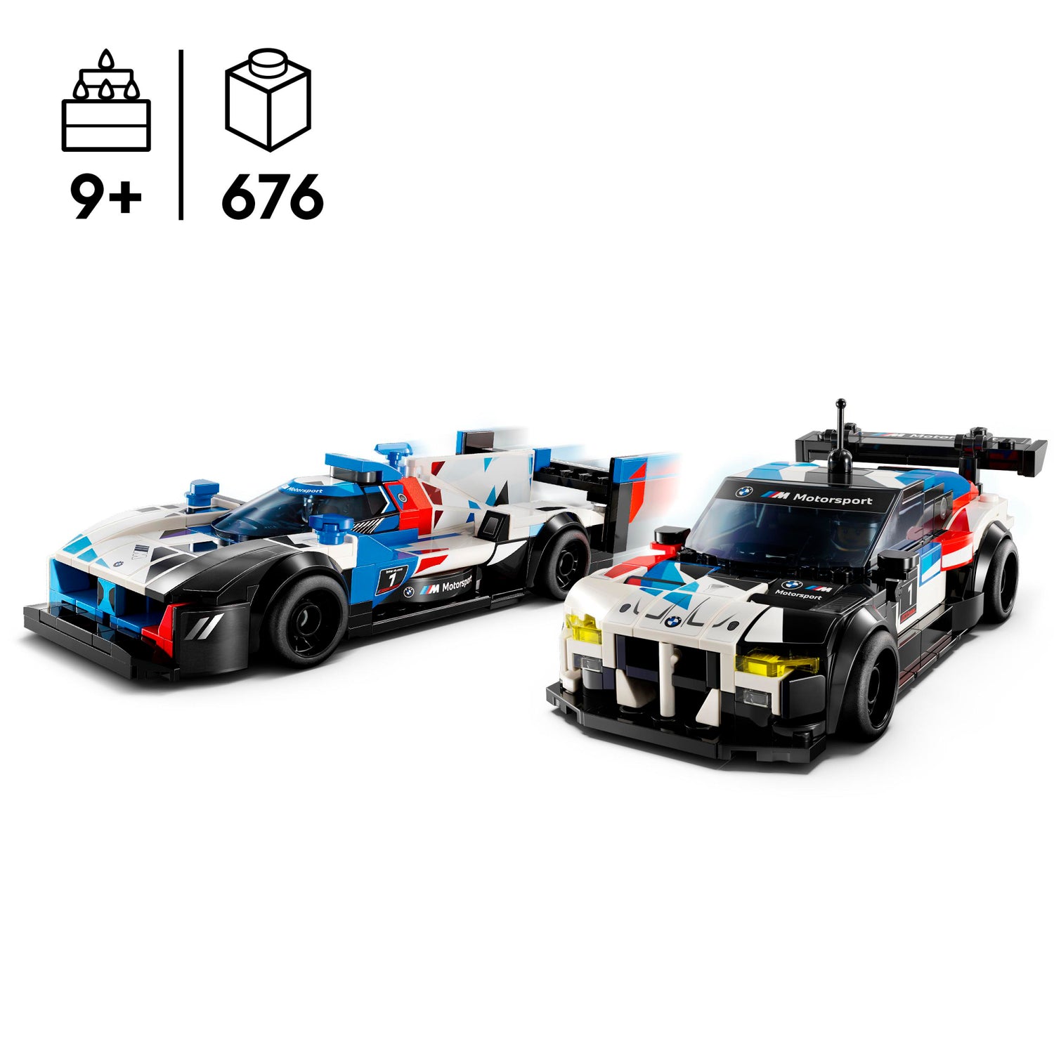 LEGO Speed Champions BMW M4 GT3 & BMW M Hybrid V8 Race Cars 76922L
