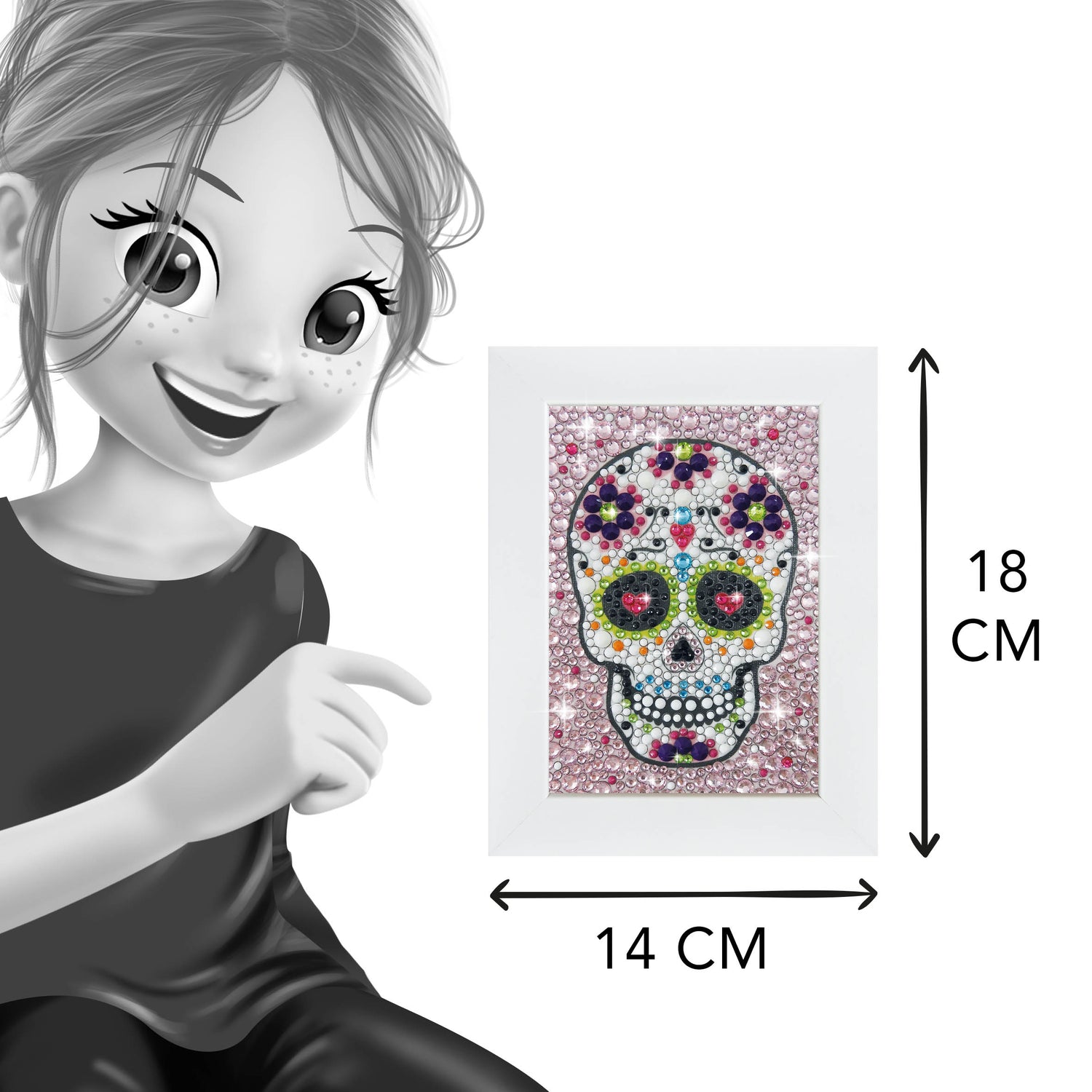 Buki Glittering Skull DP008I