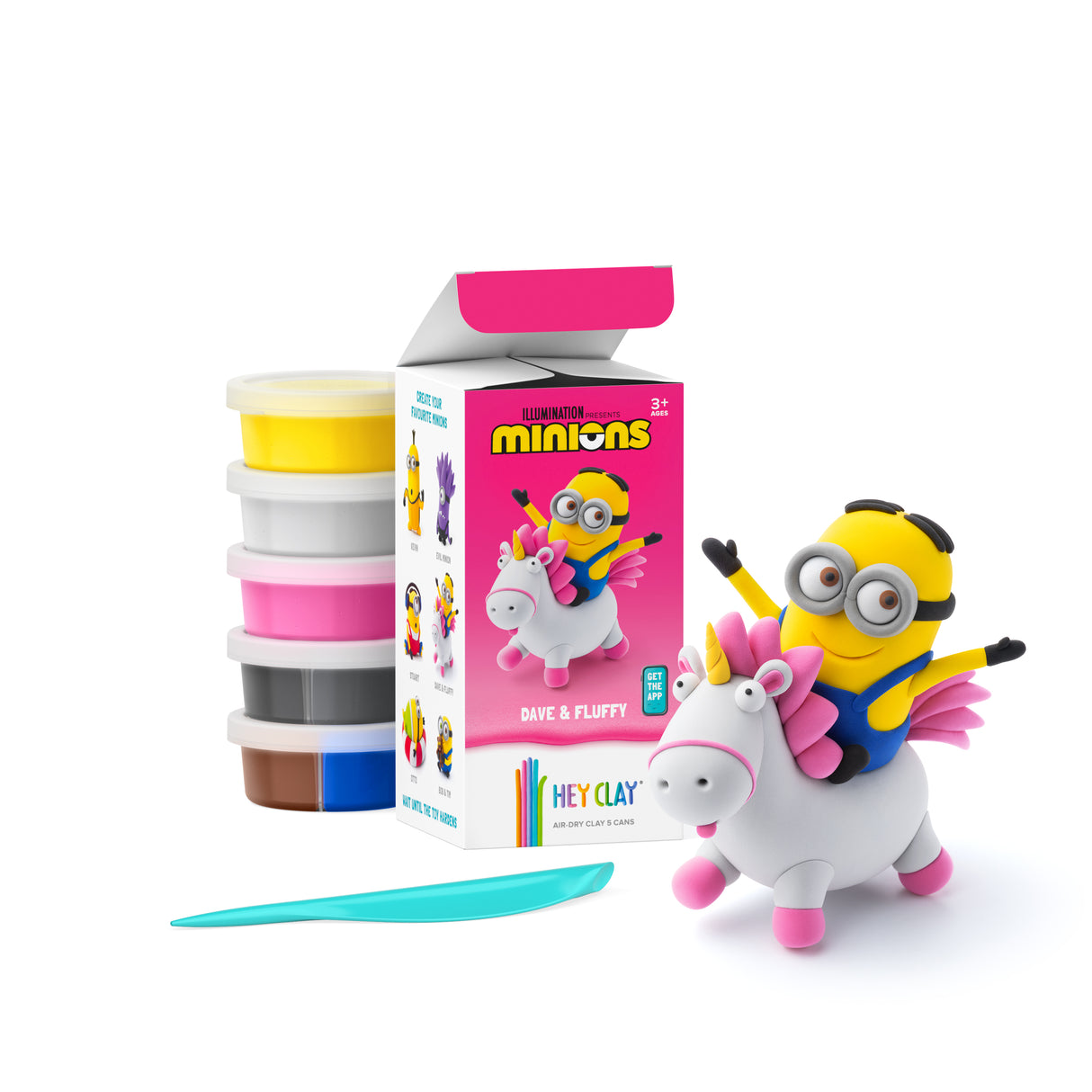 HEY CLAY Modeling Clay Minion Dave & Fluffy 50181E