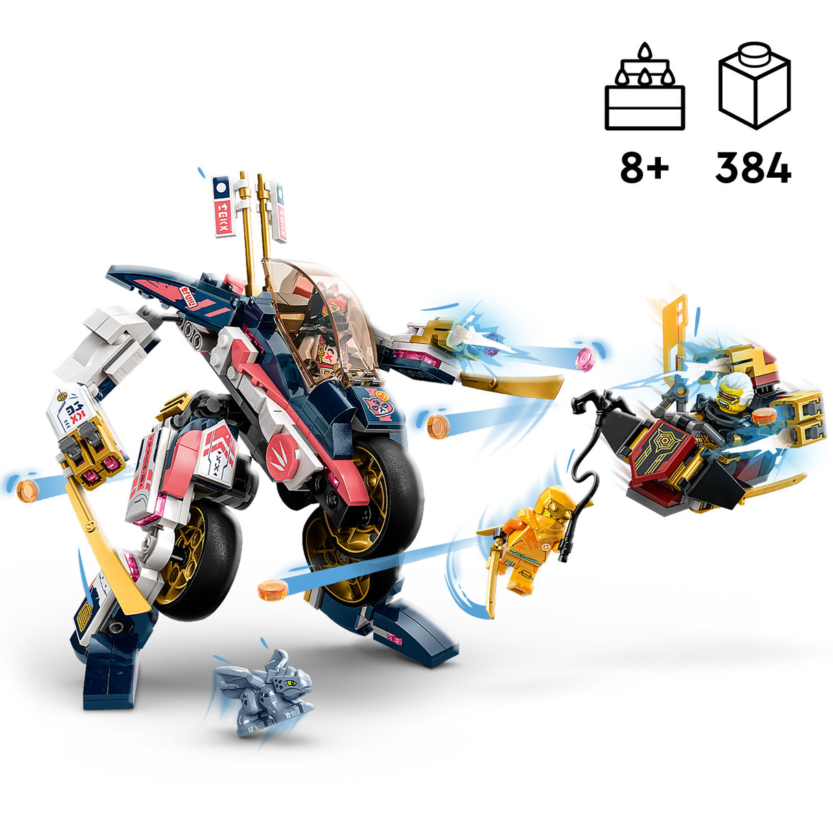 LEGO Ninjago Sora's Transforming Mech Bike Racer 71792L