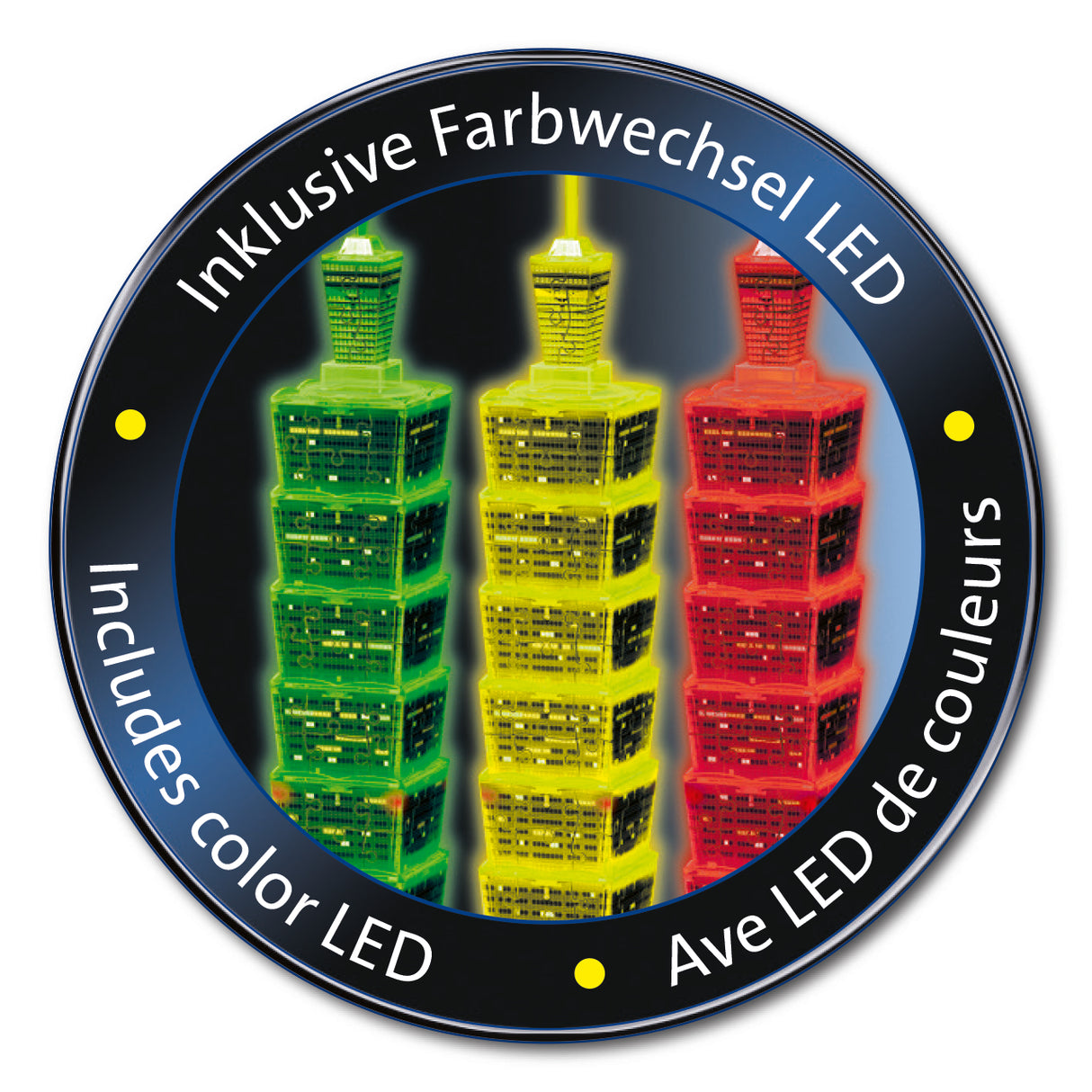 Ravensburger 3D Puzzle Taipei Tower , Night Edition   111497V