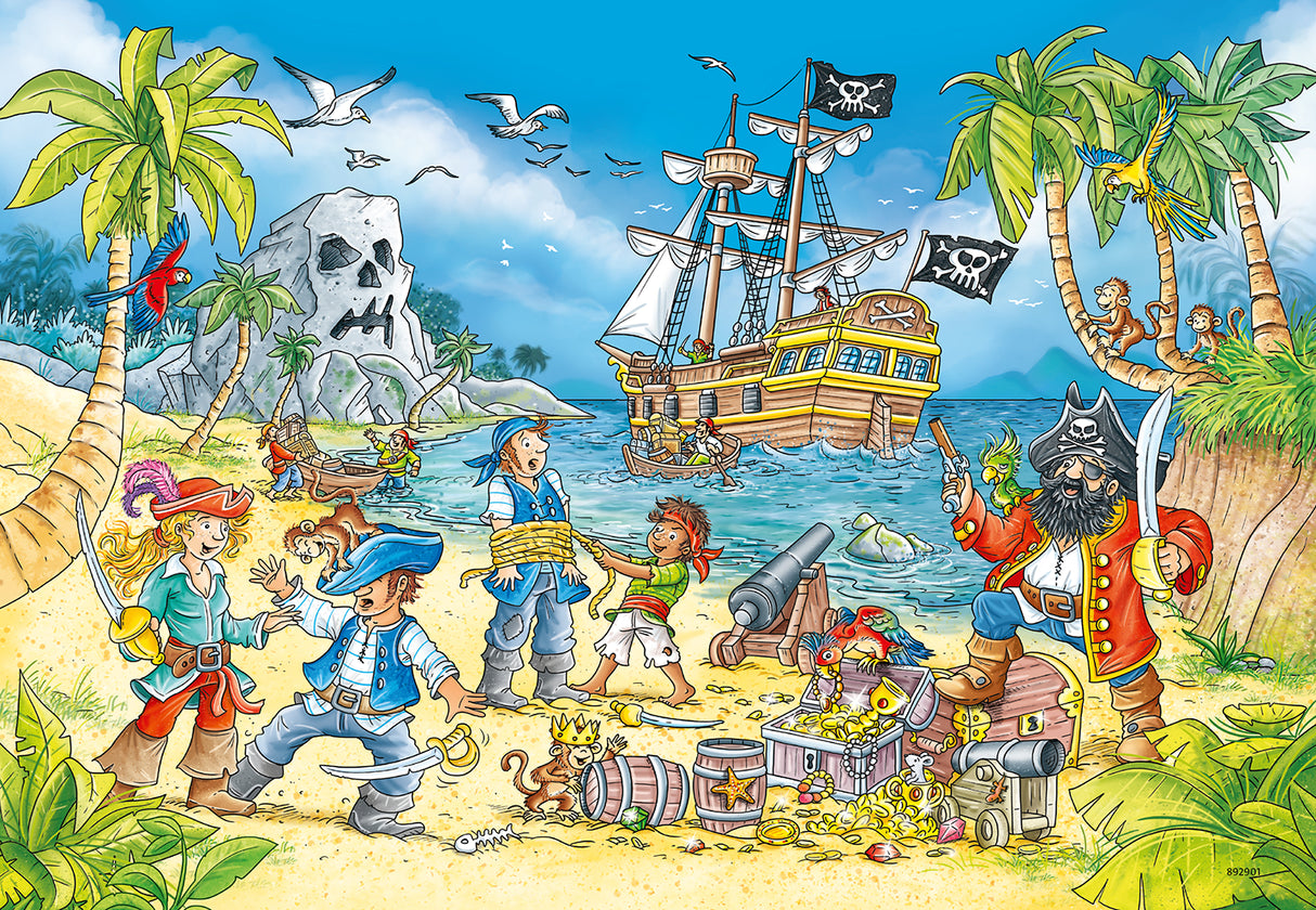 Ravensburger Puzzle 2x24 pc Pirates 050895V