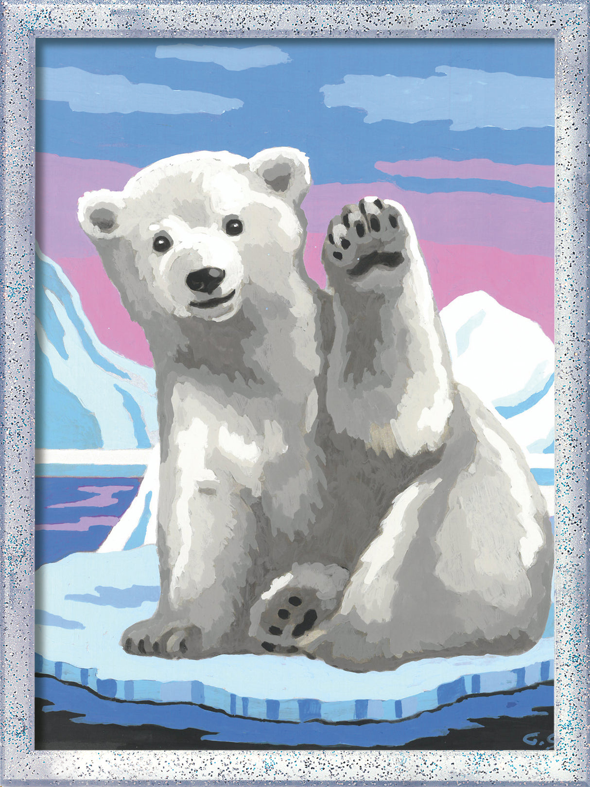 Ravensburger Paint by Numbers Polarbear Greeting 200795V