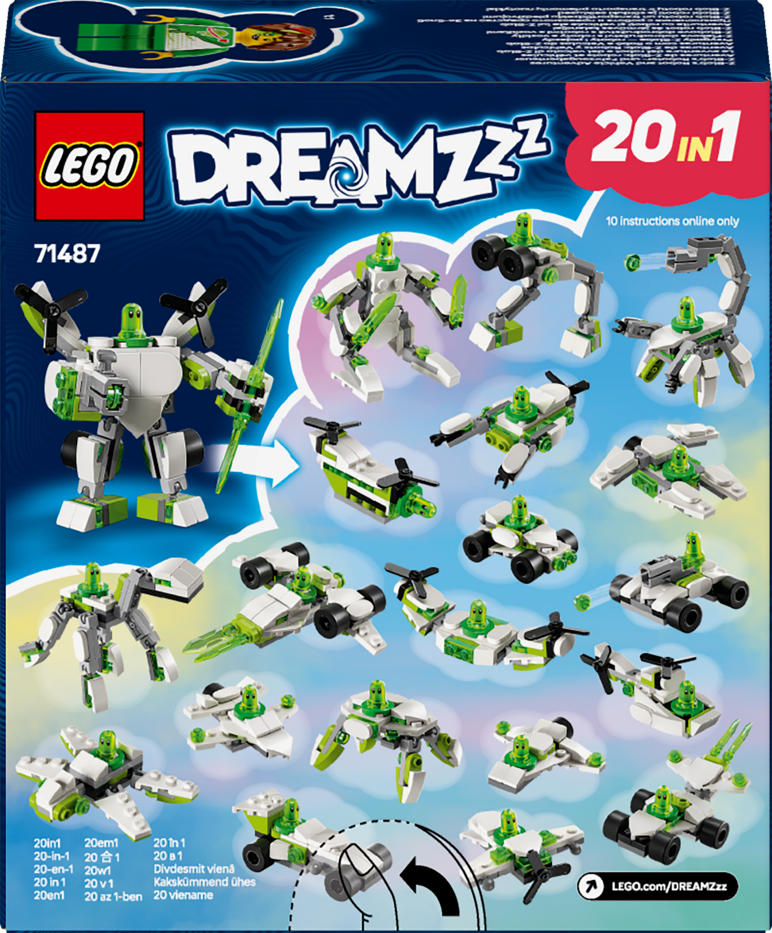LEGO Dreamzzz Z-Blob's Robot and Vehicle Adventures 71487L