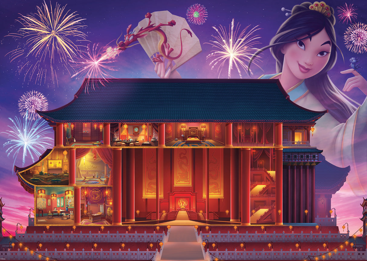 Ravensburger puzzle 1000 Pc Mulan's Castle 173327V