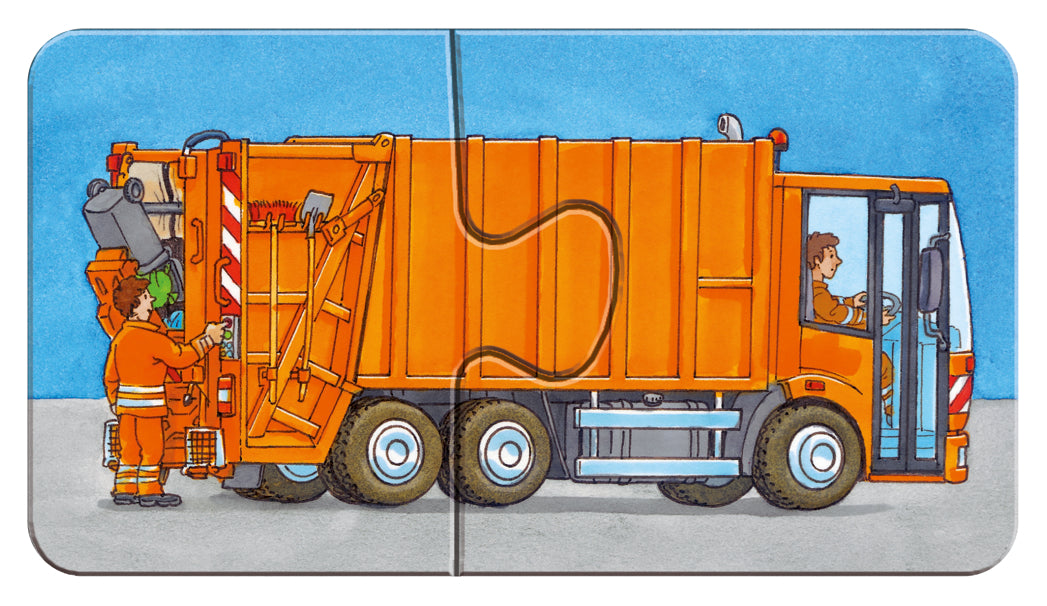 Ravensburger My First Puzzle 9x2 pc Commercial vehicles 073320V