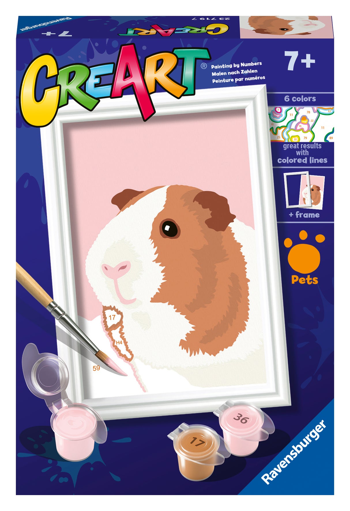 Ravensburger Paint by Numbers Guinea Pig 237197V