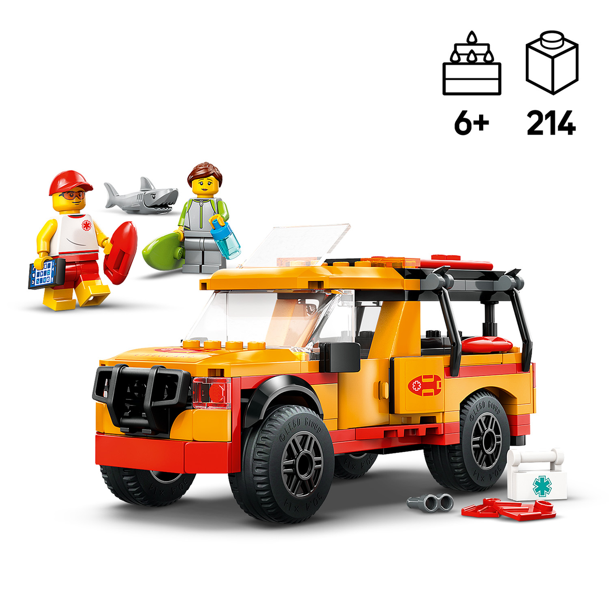 LEGO City Lifeguard Beach Rescue Truck 60453L