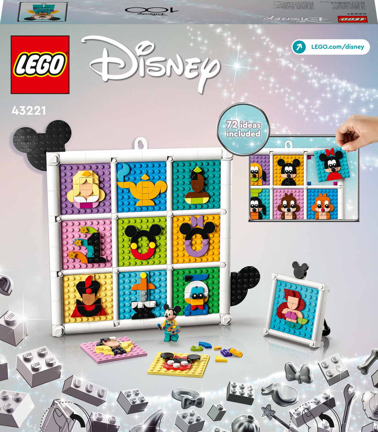 LEGO Disney 100 Years of Disney Animation Icons 43221L