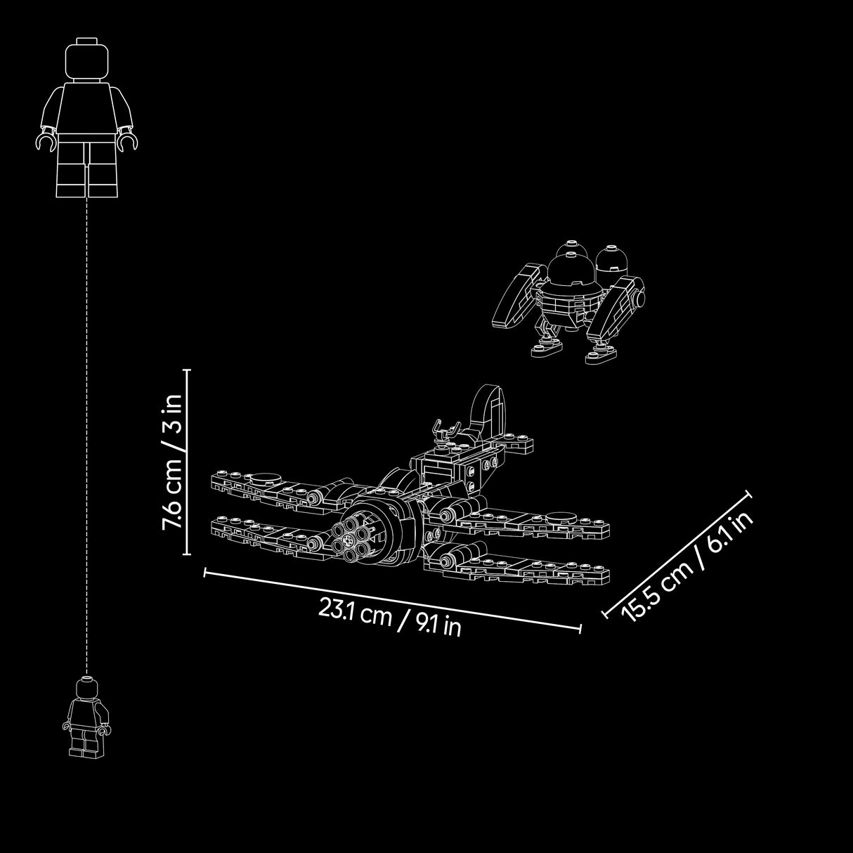 LEGO Sonic the Hedgehog Tails’ Tornado-1 77119L