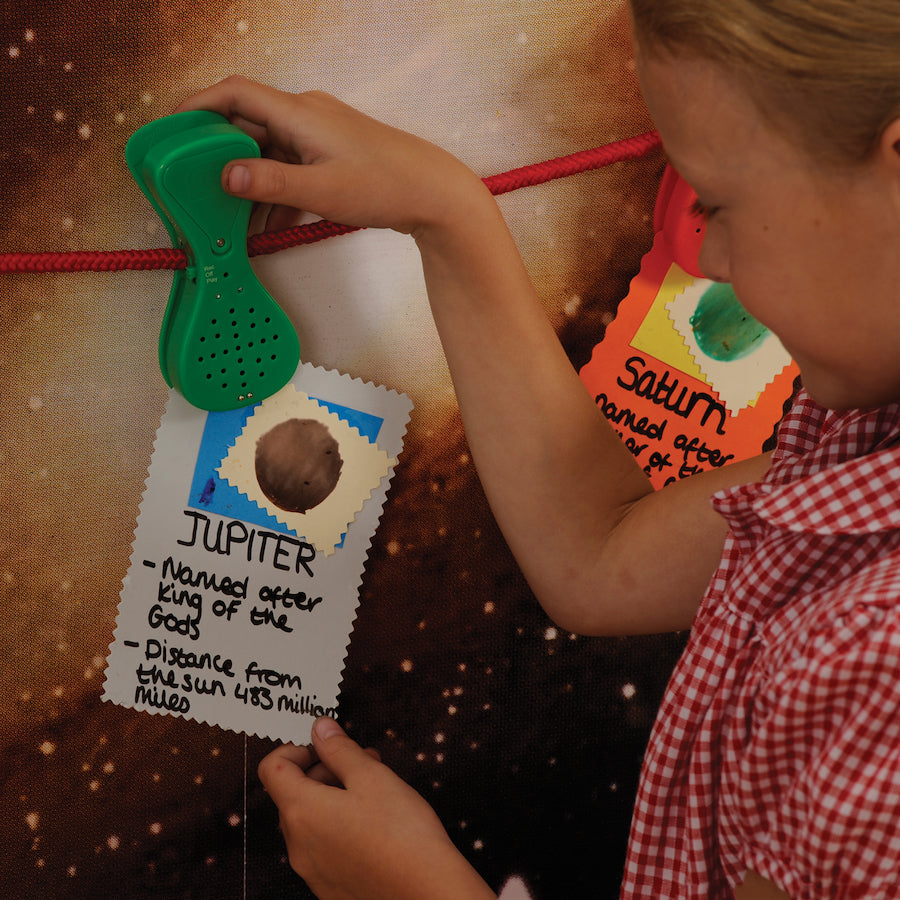 TTS Recordable Talking Pegs Assorted Colours 6pk EY03326B