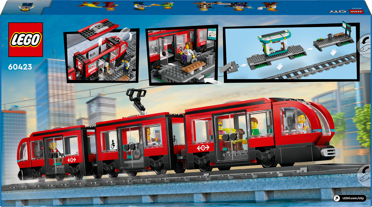 LEGO City Downtown Streetcar and Station 60423L