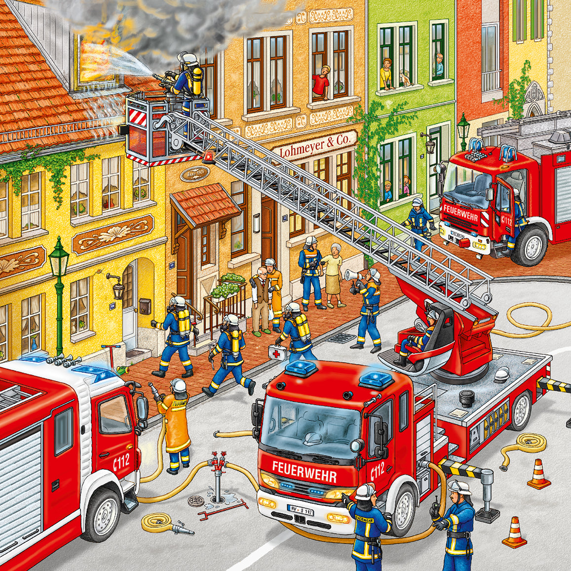 Ravensburger Puzzle 3x49 pc Fire Brigade Run 094011V